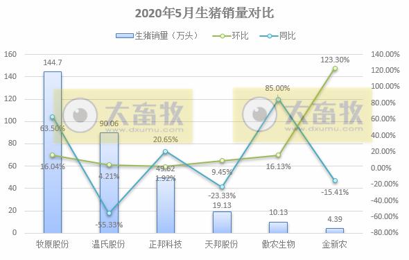 三农项目排行榜前十名？（正邦生猪产量）