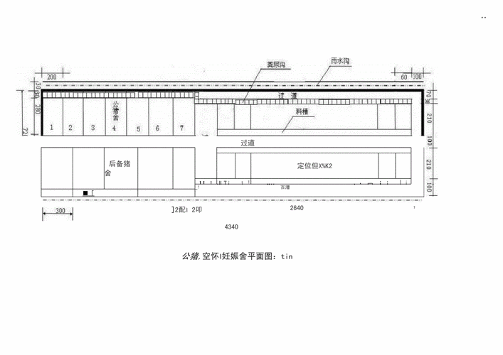 100头猪的猪场设计方案，需要投资多少钱？（100头小型生猪场设计图）