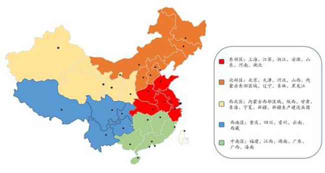 全国生猪具体5个大区怎么划分？（生猪各省调出量）